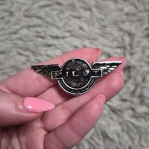 Vintage Junior Airline Pilot Metal Pin Jewelry Hong Kong Winged ✨️💫